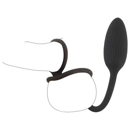Rebel RC Butt Plug Cock And Ball Ring Rechargeable Silicone Butt Plug with Remote Control and Cock Ring [4]