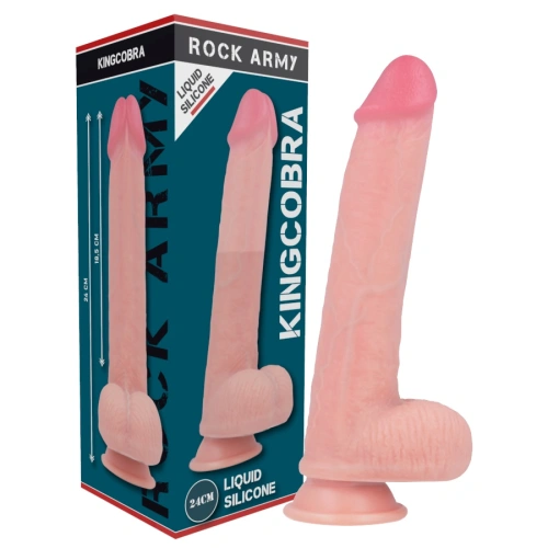 Rock Army King Kobra realistic silicone dildo [7]