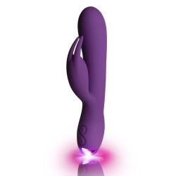 **Dilyana- Rechargeable rabbit vibrator made of silicone Flutter Rabbit purple