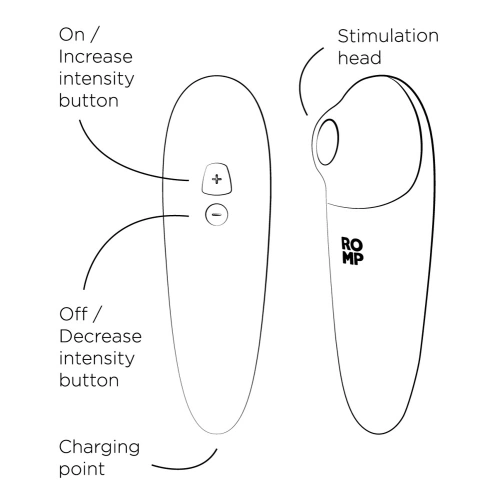 Romp Shine X Pink Rechargeable Clitoris Stimulator [10]