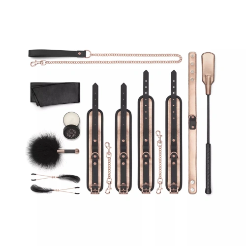 Luxury 9 Piece Rosy Gold Nouveau Kinky Set [1]