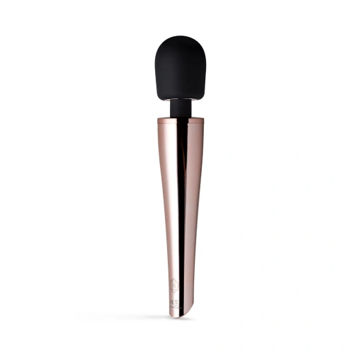 Powerful rechargeable wand massager Rosy Gold [2]