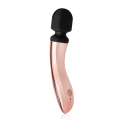 ​Rechargeable Curved Wand Massager Rosy Gold