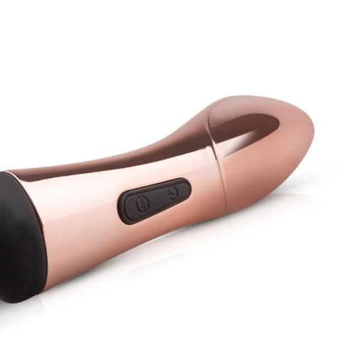 ​Rechargeable Curved Wand Massager Rosy Gold [4]