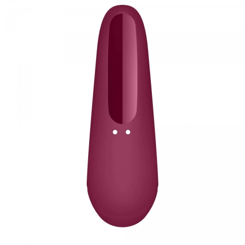 Clitoral stimulator with vibrations Satisfyer Curvy 1 Plus red with App [1]