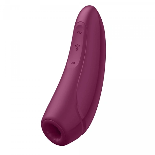Clitoral stimulator with vibrations Satisfyer Curvy 1 Plus red with App [4]