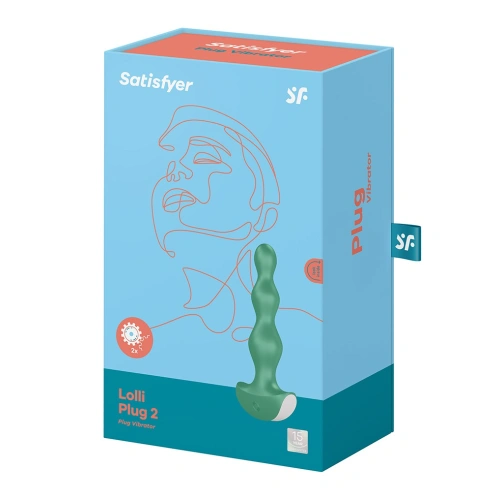 Satisfyer Lolli Plug 2 green vibrating anal stimulator [5]