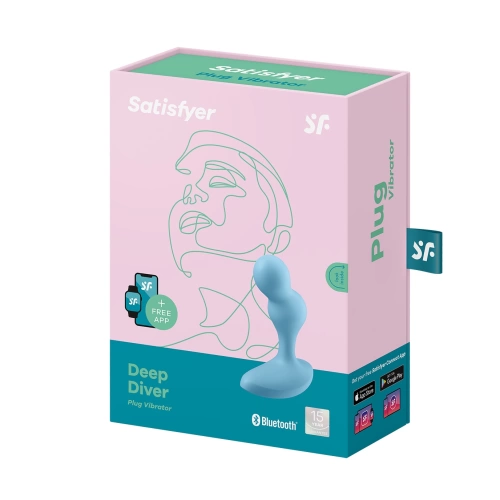 Satisfyer Deep Diver Blue Rechargeable Anal Stimulator [7]