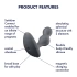 Deep Diver Rechargeable Anal Stimulator Gray [6]