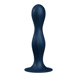 Silicone Satisfyer Double Ball-R Dildo Blue