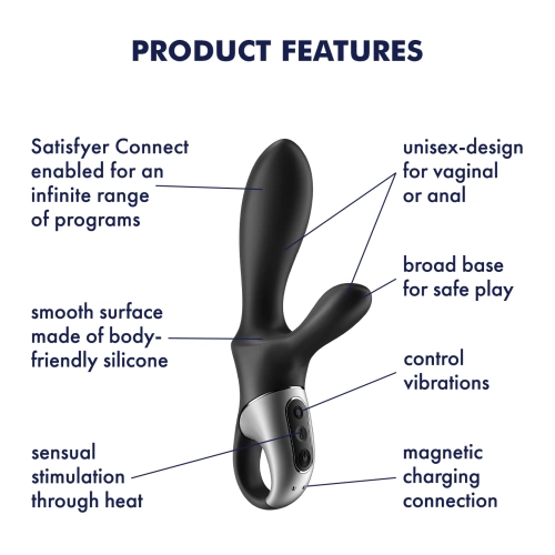 Satisfyer Heat Climax+ Unisex Rechargeable Stimulator with App [8]