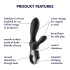 Satisfyer Heat Climax+ Unisex Rechargeable Stimulator with App [8]