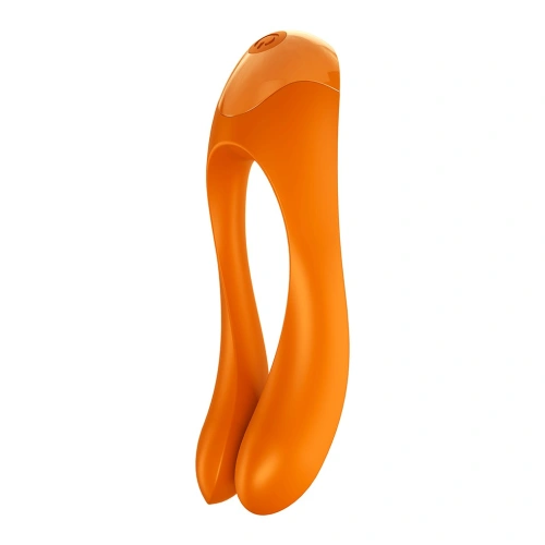Satisfyer Candy Cane Orange Rechargeable Finger Stimulator [1]