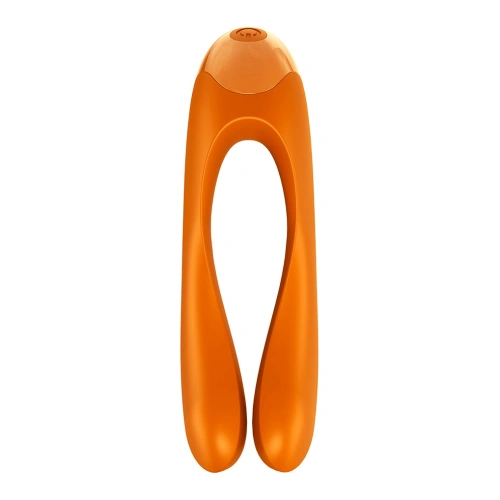 Satisfyer Candy Cane Orange Rechargeable Finger Stimulator [2]