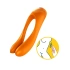 Satisfyer Candy Cane Orange Rechargeable Finger Stimulator