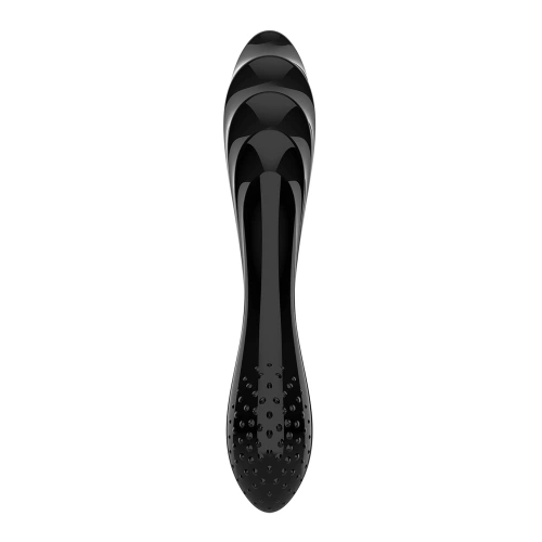 Veronica Color Double Sided Glass Dildo Satisfyer Dazzling Black [2]