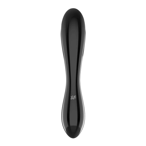 Veronica Color Double Sided Glass Dildo Satisfyer Dazzling Black [3]