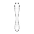 Veronica new Satisfyer Dazzling Double Sided Glass Dildo Transparent [3]