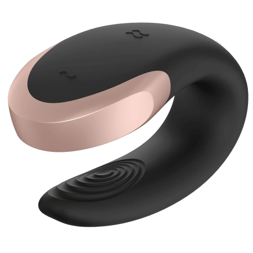 Vibrator for couples Satisfyer Double Love black with remote and App [6]