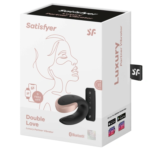 Vibrator for couples Satisfyer Double Love black with remote and App [7]