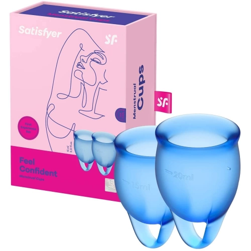 Menstrual cups Satisfyer Feel Confident blue