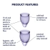 Satisfyer Feel Confident menstrual cups purple [1]