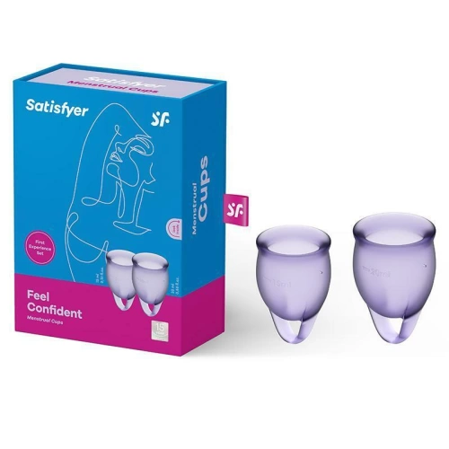 Satisfyer Feel Confident menstrual cups purple [2]