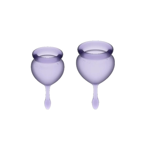 Satisfyer Feel Good menstrual cups purple [2]