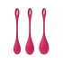 Set of silicone vaginal balls with additional weights Satisfyer Yoni Power 1 red [1]