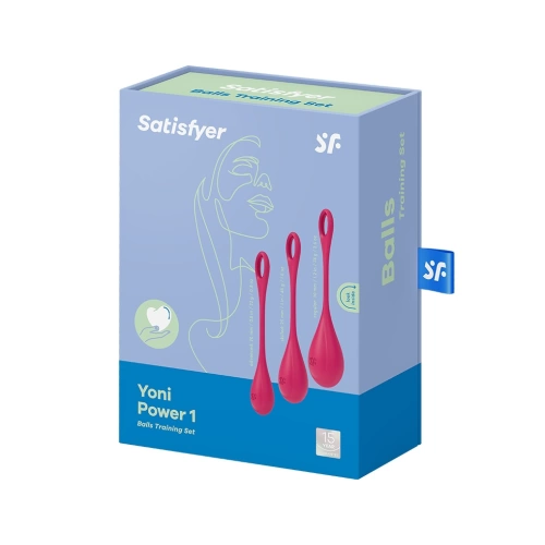 Set of silicone vaginal balls with additional weights Satisfyer Yoni Power 1 red [4]