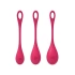 Set of silicone vaginal balls with additional weights Satisfyer Yoni Power 1 red