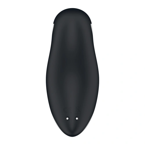 Nina - Satisfyer Orca Rechargeable Silicone Clitoris Stimulator Black and White [4]