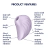 Satisfyer Pearl Diver purple suction and vibration clitoral stimulator [6]