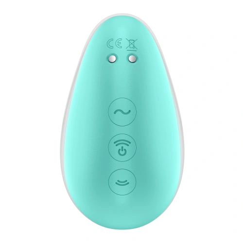 New Satisfyer Pixie Dust Rechargeable Non-Contact Vibrating Clitoris Stimulator Mint/Pink [4]