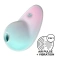 New Satisfyer Pixie Dust Rechargeable Non-Contact Vibrating Clitoris Stimulator Mint/Pink