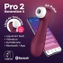 Suction stimulator with vibrations and App Satisfyer Pro 2 Generation 3 red [1]