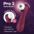 Suction stimulator with vibrations and App Satisfyer Pro 2 Generation 3 red [2]