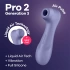 Satisfyer Pro 2 Generation 3 Suction and Vibrating Clitoris Stimulator Purple [1]