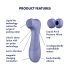 Satisfyer Pro 2 Generation 3 Suction and Vibrating Clitoris Stimulator Purple [7]