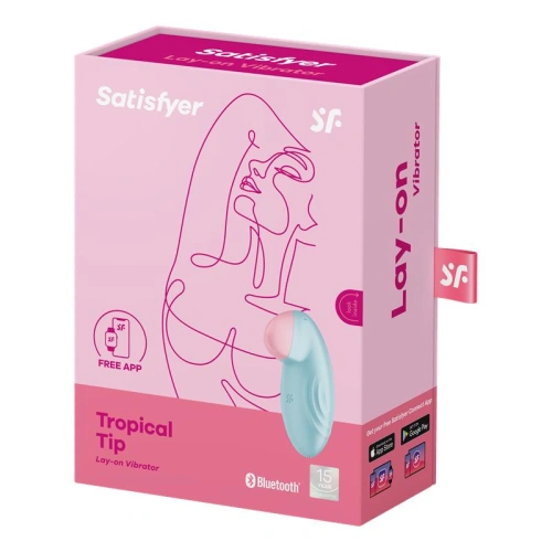 Irina Tsvyat Rechargeable compact clitoris stimulator with App Satisfyer Tropical Tip light blue [6]