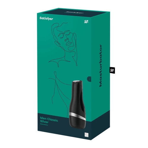 Satisfyer Men Classic Silver Masturbator [7]