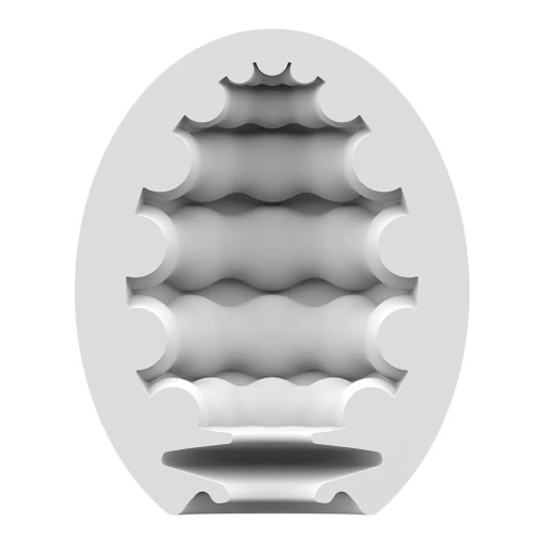 Discreet masturbator-egg with internal relief Satisfyer Riffle [1]