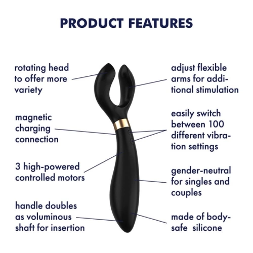 Vibrator for couples Endless Fun black [6]