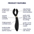 Vibrator for couples Endless Fun black [6]