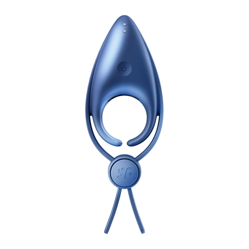 Satisfyer Sniper Blue Silicone Refillable Penis Ring [2]