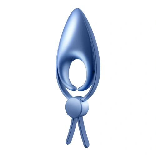Satisfyer Sniper Blue Silicone Refillable Penis Ring [4]