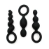 Set of 3 pcs. Satisfyer Anal Plugs silicone anal toys black [1]