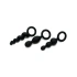 Set of 3 pcs. Satisfyer Anal Plugs silicone anal toys black [2]