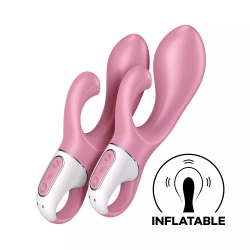Air Pump Bunny 2 Satisfyer Rechargeable Inflatable Rabbit Vibrator