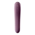 Satisfyer Dual Kiss burgundy suction stimulator and vibrator [3]